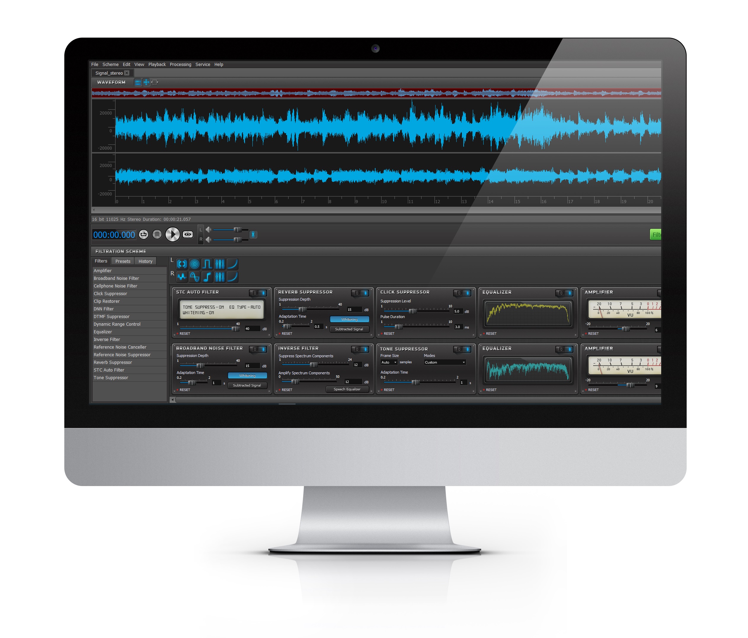 Sound Cleaner. Noise reduction and audio enhancement software